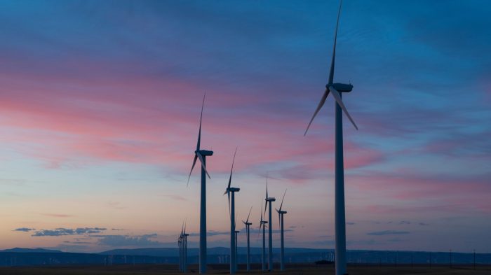Power generation from a wind farm 